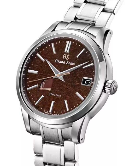 Review Replica Grand Seiko Heritage Spring Drive China Exclusive "Mt. Fuji Volcanic Red" SBGA455 watch - Click Image to Close